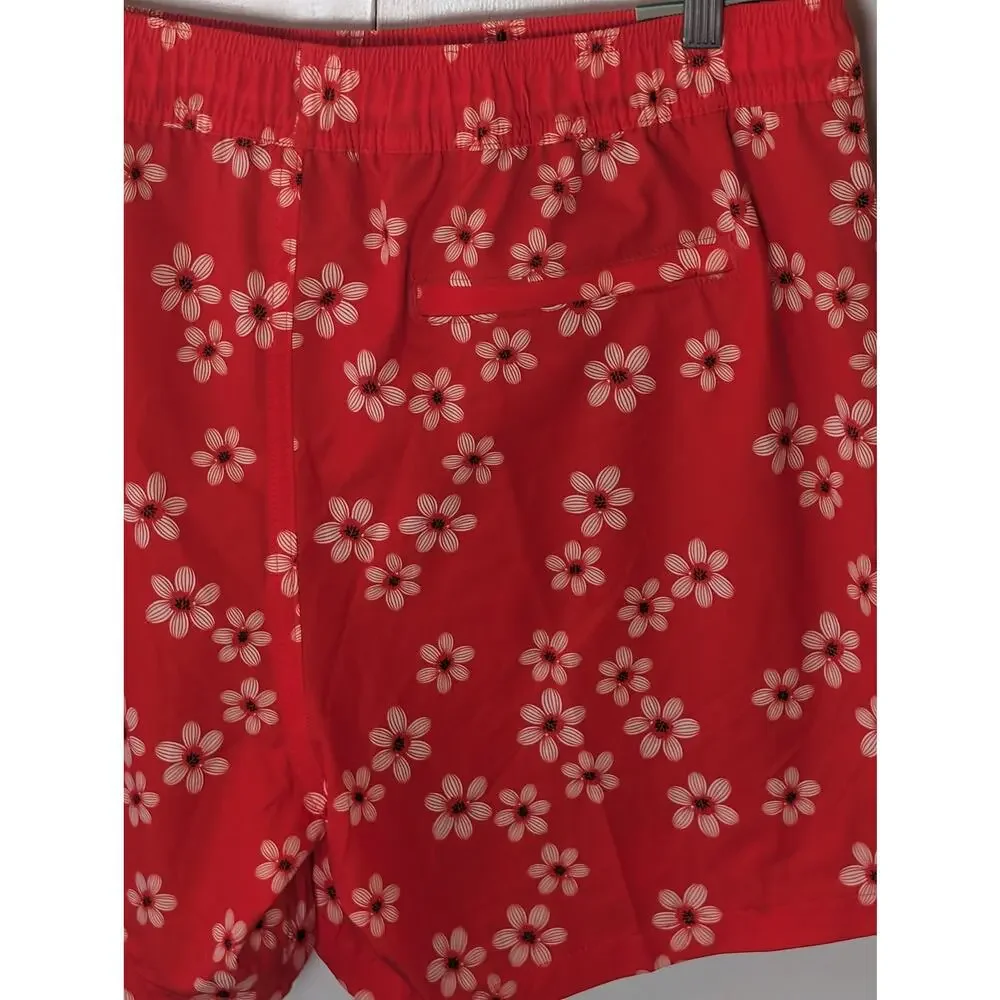 Goodfellow Red Swim Shorts Large